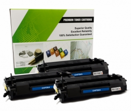 Cartouche Laser HP CF226A - 26A NOIR Compatible 3-Pack-1