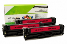 Cartouche Laser HP CF383A - 312A MAGENTA Compatible 3-Pack-1