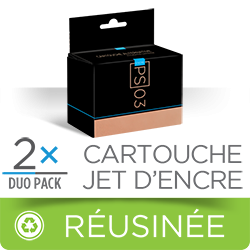 Cartouche Jet d'encre HP 92/93 - C9362WN/C9361WN Recyclée Combo Pack BK/CL-1