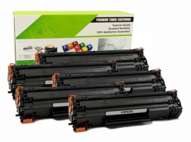 Cartouche Laser HP CB435AXL - 35XL NOIR Compatible 5-Pack-1