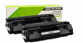 Cartouche Laser HP CF280A - 80A NOIR Compatible 2-Pack-1