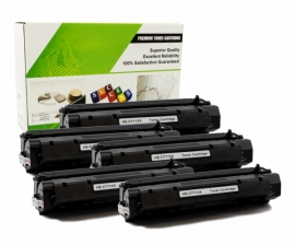 Cartouche Laser HP C7115X - 15X NOIR Compatible 5-Pack-1