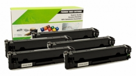 Cartouche Laser HP CF512A - HP 204A JAUNE Compatible 5-Pack-1