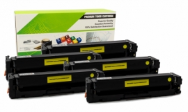 Cartouche Laser HP CF502A - 202A JAUNE Compatible 5-Pack-1