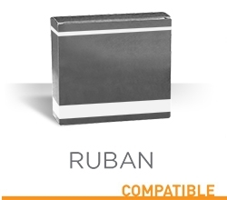Ruban Brother TZE252 24 mm ROUGE SUR BLANC Compatible-1