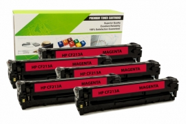 Cartouche Laser HP CF213A - 131A MAGENTA Compatible 5-Pack-1
