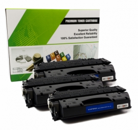 Cartouche Laser HP CE505X - 05X NOIR Compatible 3-Pack-1