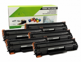 Cartouche Laser HP CE285A - 85A NOIR Compatible 5-Pack-1