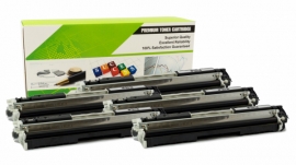 Cartouche Laser HP CE312A - 126A JAUNE Compatible 5-Pack-1
