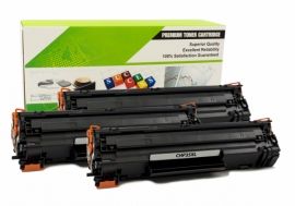 Cartouche Laser HP CB435XL - 35XL NOIR Compatible 3-Pack-1