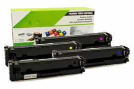 Cartouche Laser HP CF510A/CF511A/CF512A/CF513A - 204A Compatible Combo Pack BK/C/M/Y-1