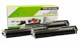 Cartouche Laser HP CE312A - 126A JAUNE Compatible 3-Pack-1