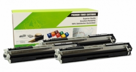 Cartouche Laser HP CE310A - 126A NOIR Compatible 3-Pack-1