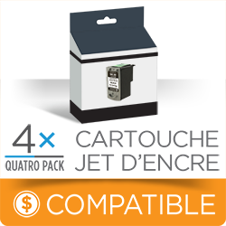 Cartouche Jet d'encre Canon PGI-1200XL Combo Pack BK/C/M/Y Compatible-1