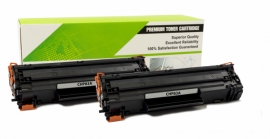 Cartouche Laser HP CF283A - 83A NOIR Compatible 2-Pack-1