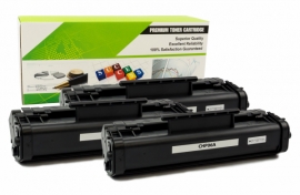 Cartouche Laser HP C3906A - 06A NOIR Compatible 3-Pack-1