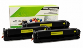 Cartouche Laser HP CF502X - 202X JAUNE Compatible 3-Pack-1