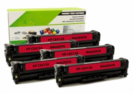 Cartouche Laser HP CE413A - 305A MAGENTA Compatible 5-Pack-1