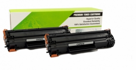 Cartouche Laser HP CE285X - 85XL NOIR Compatible 2-Pack-1