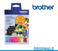 Brother LC75 Originale Combo Pack C/M/Y