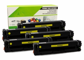 Canon 045HY - 1243C001 JAUNE Compatible Combo 5-Pack