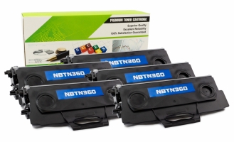 Brother TN-360 NOIR Compatible 5-Pack